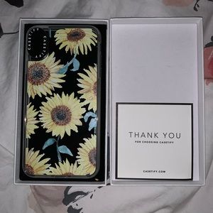 casetify sunflower iphone xs max case